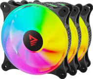 Ventilatorë PC Savio BLAST, 120mm, ARGB, set 3 copë, të zinj