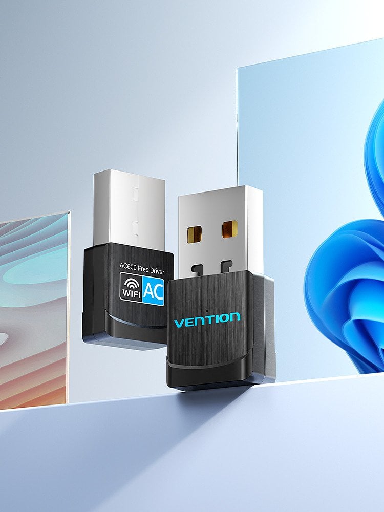 Adapter Wi Fi USB Vention, Dual Band 2.4G 5G, 433 Mb/s, i zi