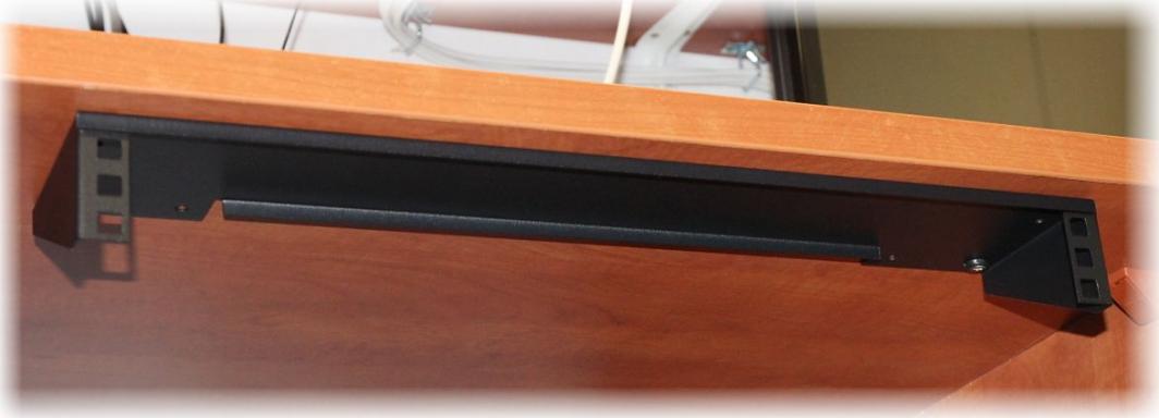 Mbajtës NoName për pajisjet Bracket A19S-1U, 490x102x55mm, i zi