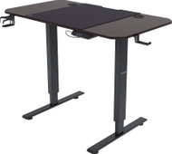 Tavolinë gaming Jan Nowak Egon 1100, rregullim elektrik lartësie, 110 cm, ngjyrë arre