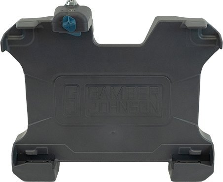 Stacion dokimi Gamber-Johnson 7160-1885-00, për Zebra ET6X, me dy porta USB dhe Serial, i zi