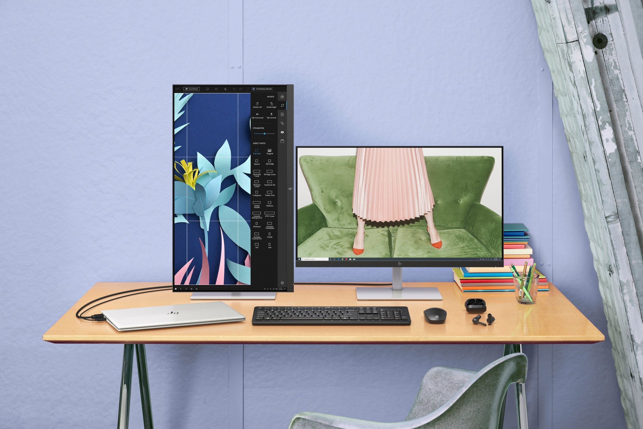 Сет тастатура и глушец без кабел ХП СВЕ, безжичен, ергономски, црн