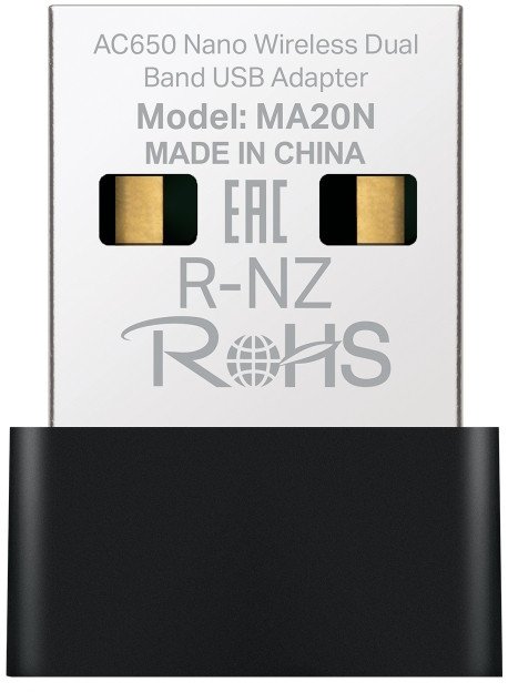 Adapter Wi Fi Mercusys AC650 Nano, Dual Band, USB