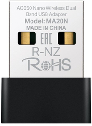 Adapter Wi Fi Mercusys AC650 Nano, Dual Band, USB