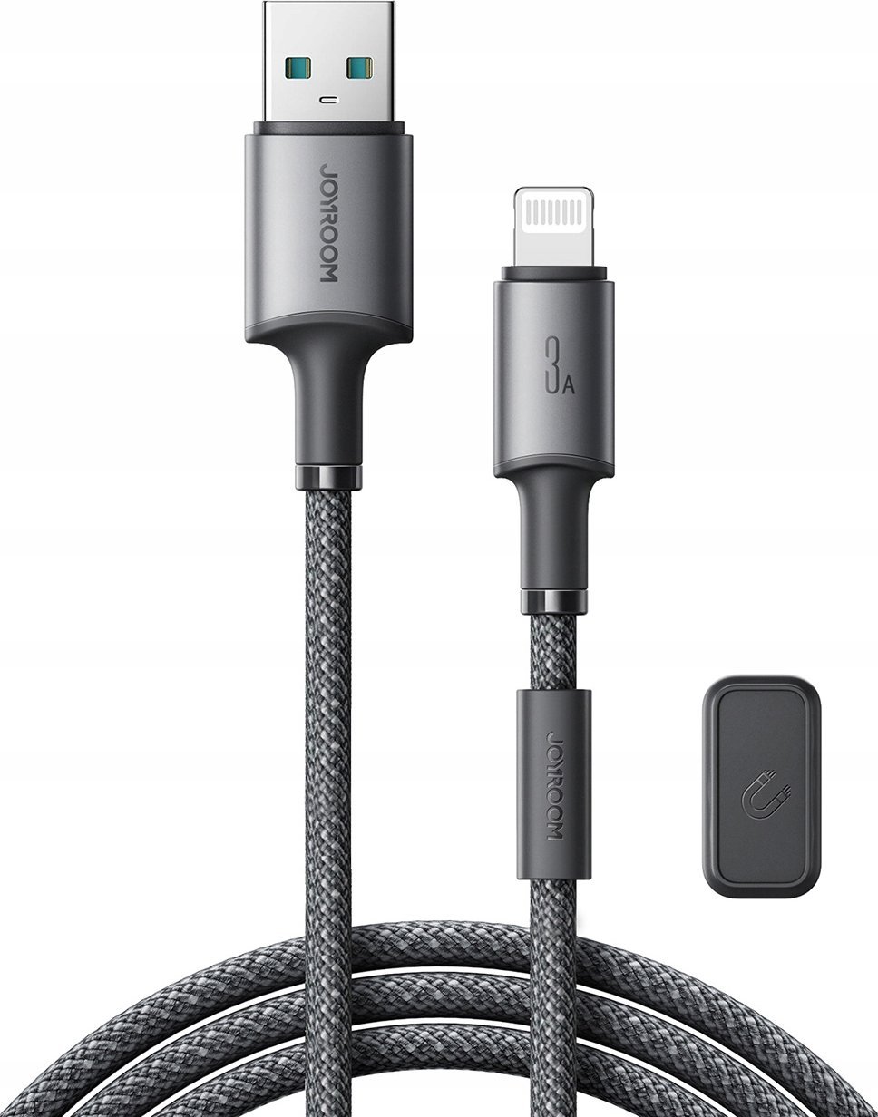 Kabllo Joyroom Unlimited Series S-A50, USB-A në Lightning, 3A, 1.2m, gri
