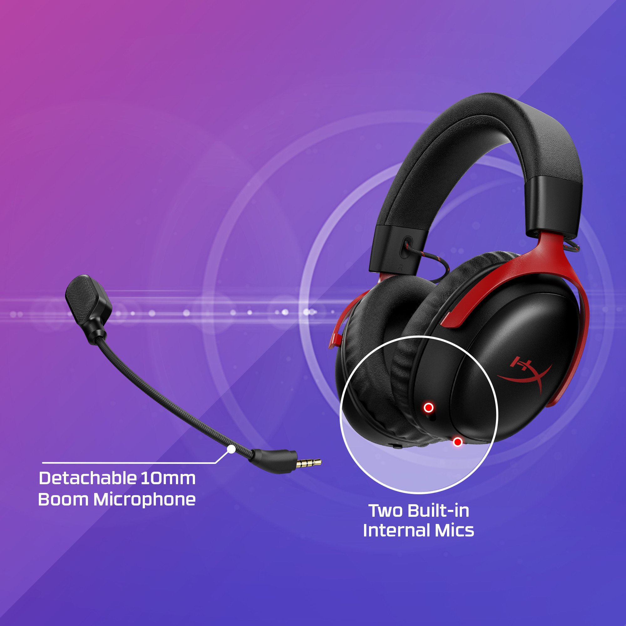 Гејминг слушалки HyperX Cloud III S Wireless, безжични, DTS Headphone X, црни