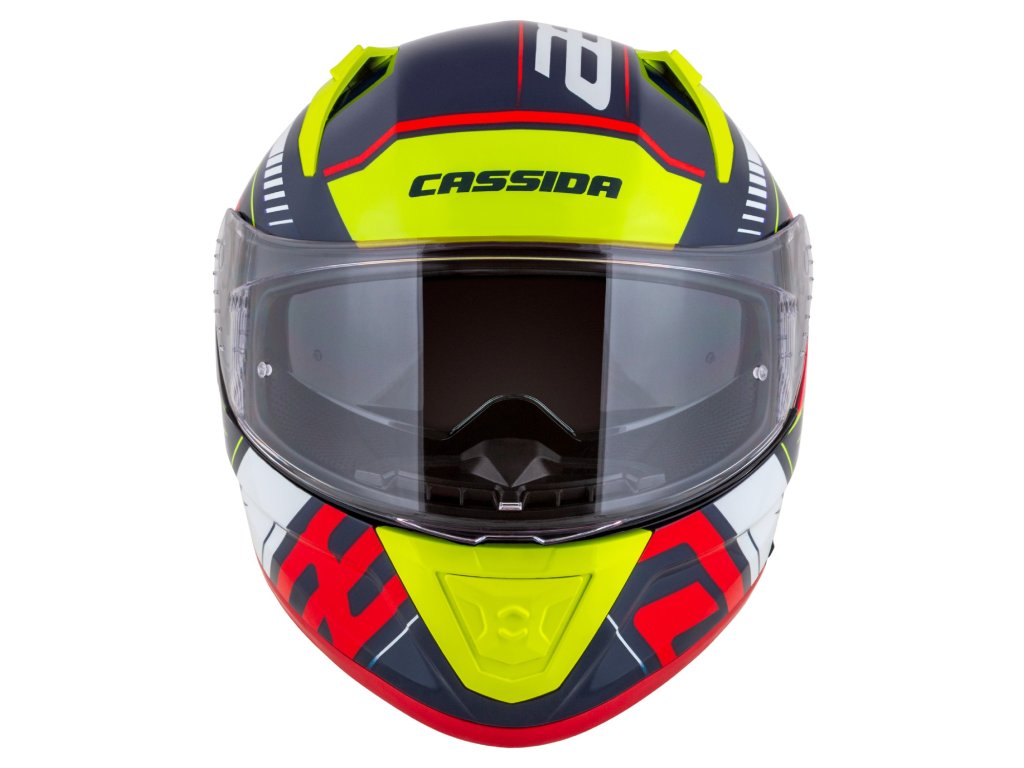 Helmë integrale Cassida Aero Drome, polikarbonat, vizor i dyfishtë, e zezë