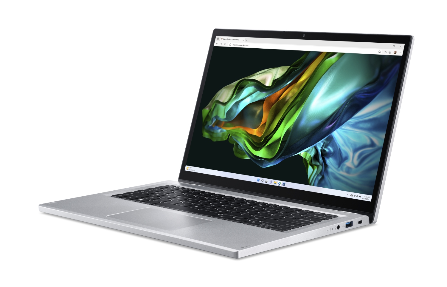 Laptop Acer Aspire 3 Spin 14, 14", Intel N100, 4GB RAM, 128GB SSD, i argjendtë