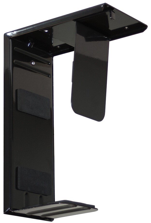 Mbajtëse CPU për nën tavolinë KSG, deri 40kg, e rregullueshme, e zezë