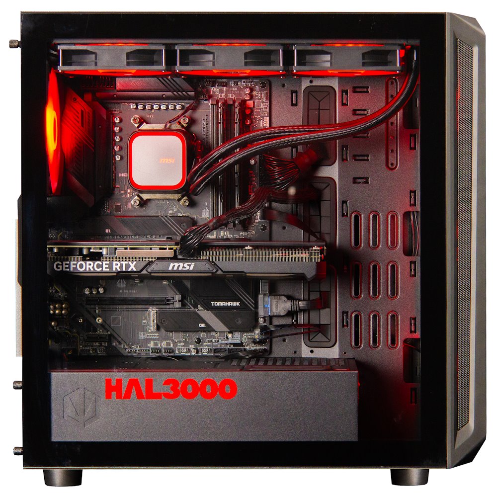 Kompjuter HAL3000 Alfa Gamer Super, Ryzen 7 9800X3D, RTX 4070 Ti Super, i zi
