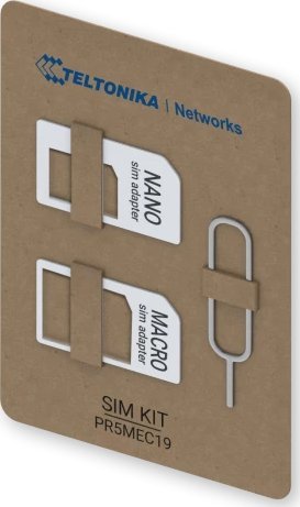 Adapter kartele SIM SELFSAT Teltonika, Nano Micro në SIM standarde, me gjilpërë