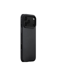 Mbështjellës telefoni PITAKA Aramid UltraGuard, për iPhone 17 Pro, kompatibil me MagSafe, i zi gri