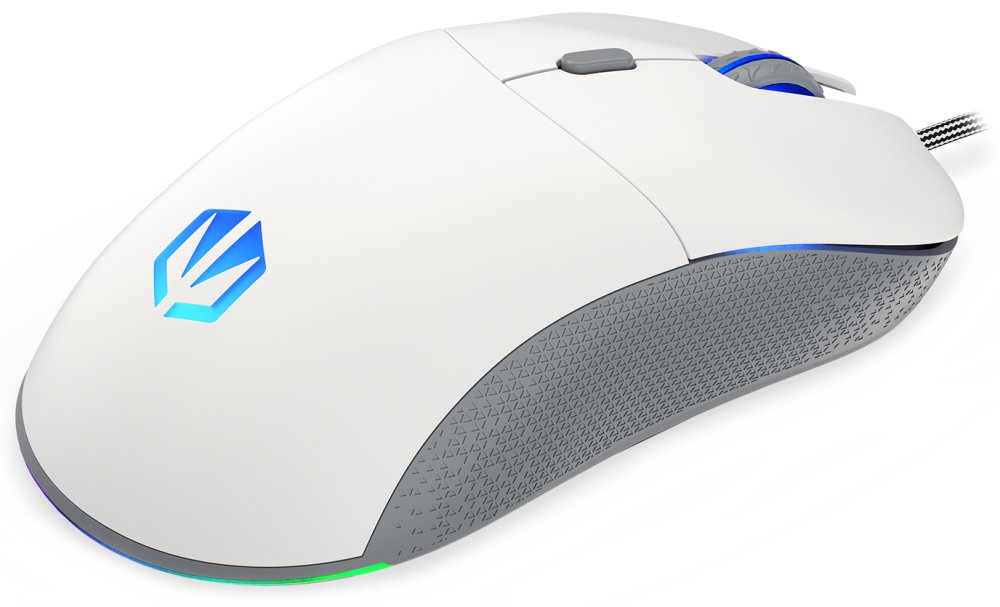 Maus gaming Endorfy GEM Plus Onyx, USB-C, 19000 DPI, i bardhë
