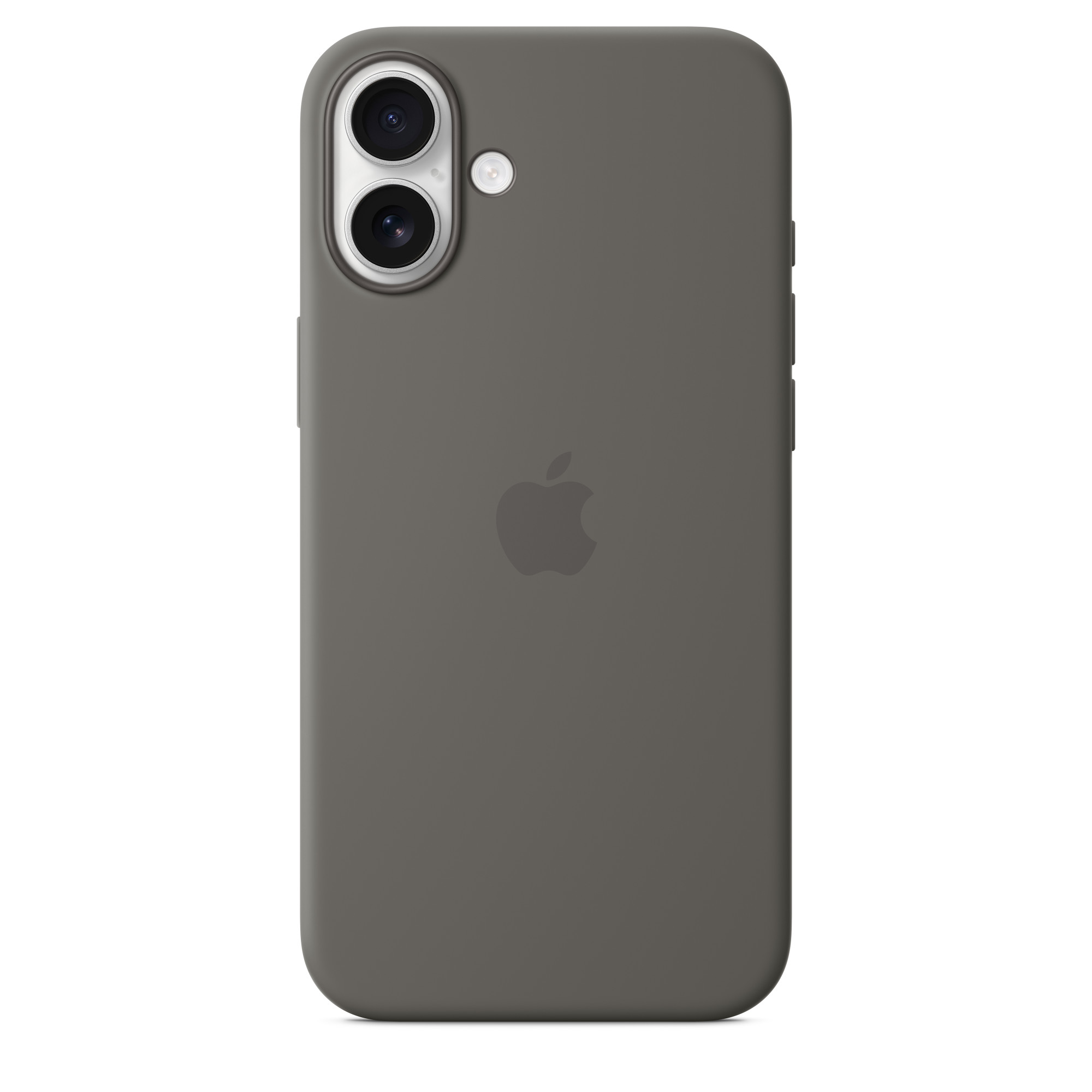 Apple iPhone 16 Plus Silicone Case with MagSafe, Stone Gray