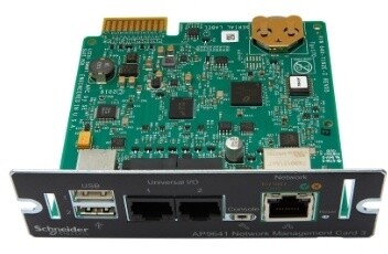 Karta e rrjetit APC 3 AP9641 me Shutdown të rrjetit PowerChute dhe monitorim të mjedisit