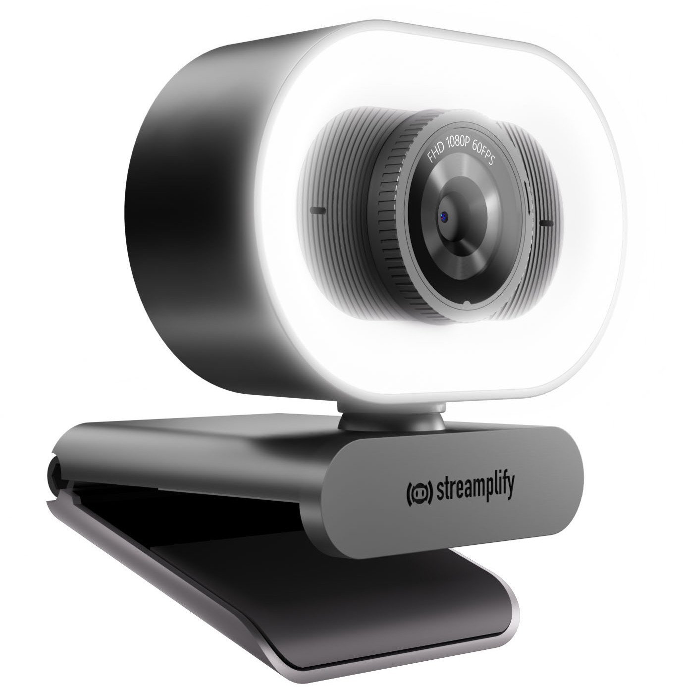Webkamera Streamplify Cam Plus, FHD 1080p, 60FPS, me dritë rrethore