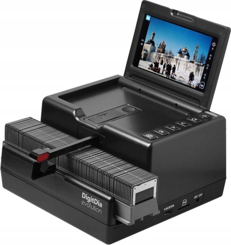 Скенер за филм Reflecta DigitDia Evolution, 15.3MP, екран 7\", црн