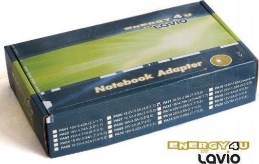 Karikues laptopi Energy4U PA02, 90W, 19V 4.74A, i zi