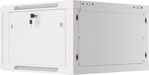 Ѕиден мрежен кабинет Lanberg WF01-6606-00S, 19" 6U, оптоварување 60kg, сив