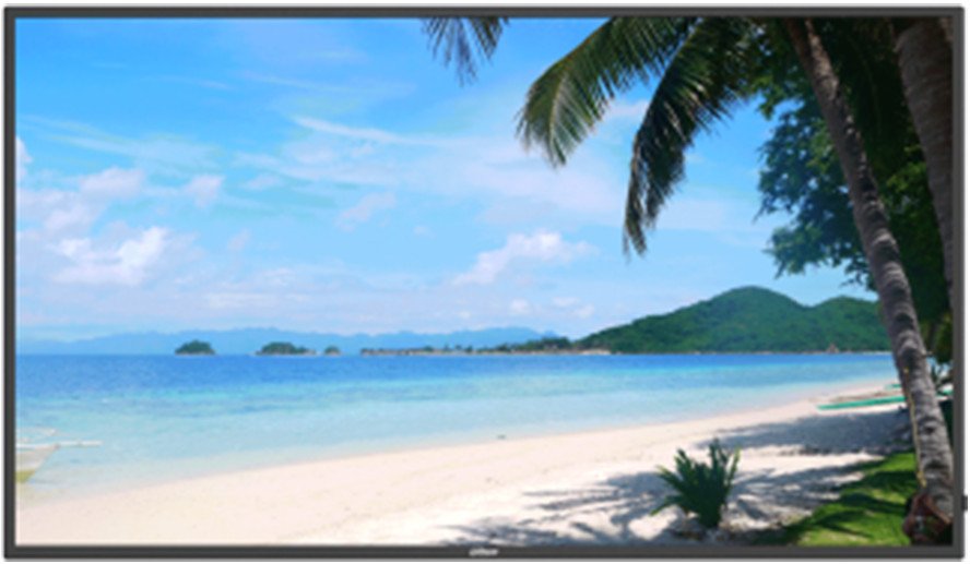 Професионален монитор Dahua DHI LM43 F400, 43\", 4K, црн