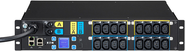 Eaton ePDU, Switched IEC, 2U, In: IEC 60309 32A 1P, Out: 16xC13