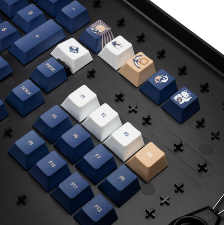 Taste të këmbyeshme Tractors Ukiyo-E, PBT, 108 taste, US