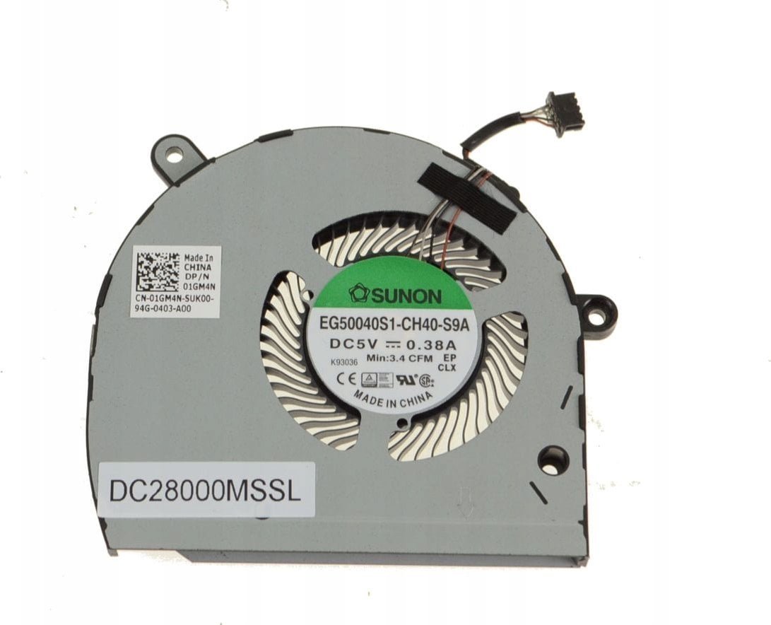 Ventilator ftohës CPU Dell U Type, për grafikë UMA, pjesë zëvendësuese