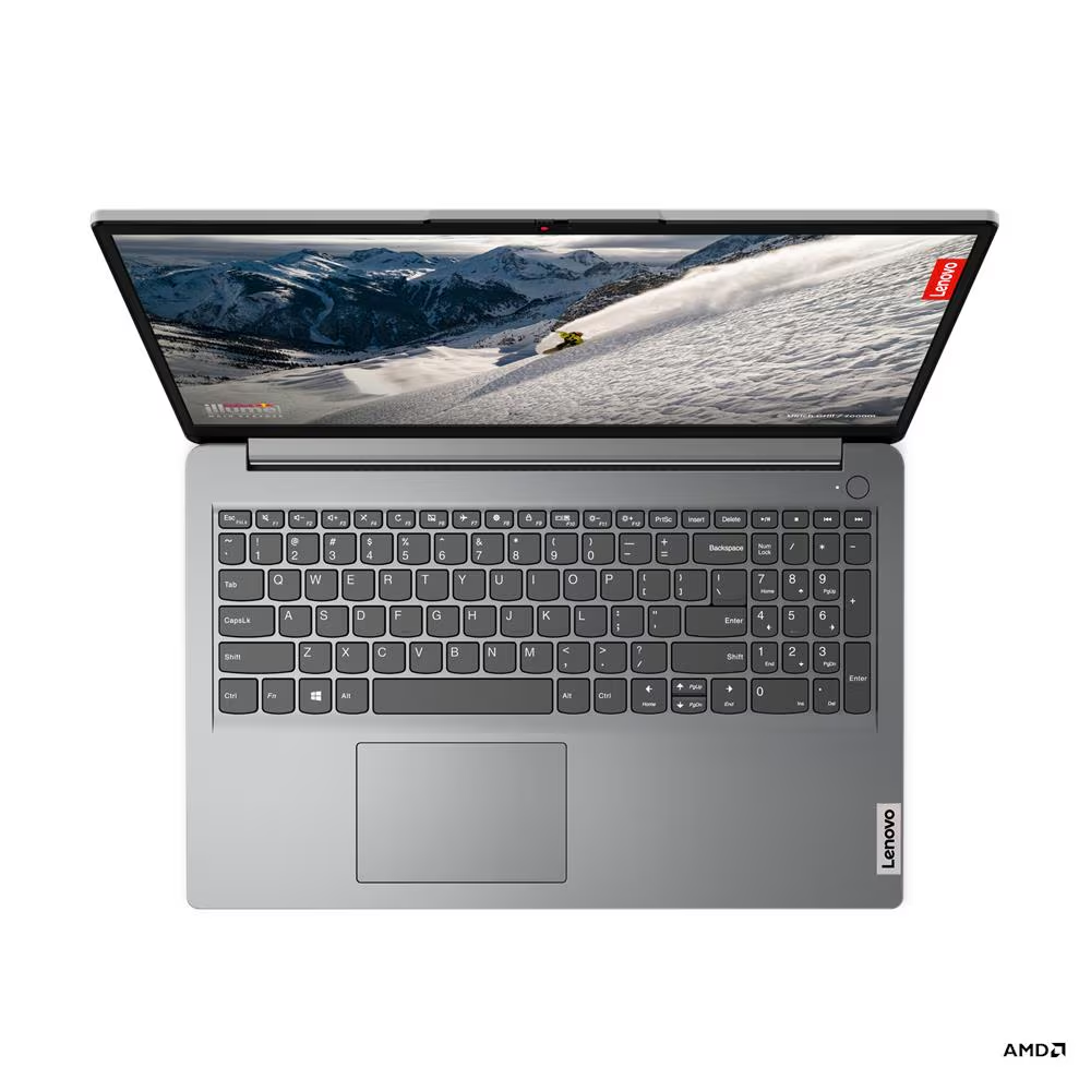 Laptop Lenovo IdeaPad 1 15AMN7 15.6", AMD Ryzen 3 7320U, 16GB LPDDR5, 512GB SSD, AMD Radeon 610M, i hirtë