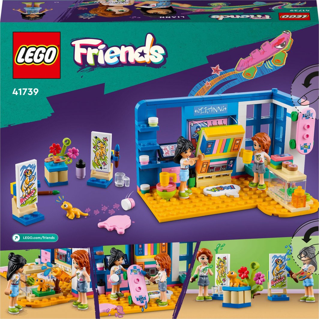 Set LEGO® Friends 41739 Lianna's Room, 204 pjesë