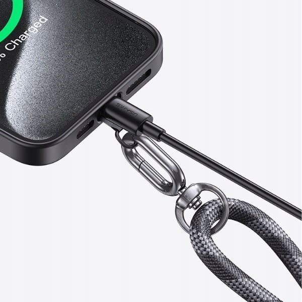 Rrip dore telefoni Usams US ZB317, universal, 34cm, gri e errët