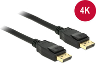 Kabllo Delock DisplayPort - DisplayPort, 3m, e zezë