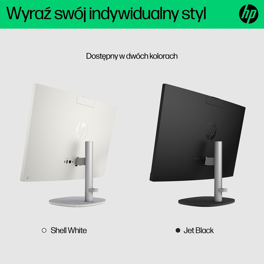 Kompjuter All-in-One HP 24-cr0011nw, i5-1335U, 23.8", 512GB SSD, i zi