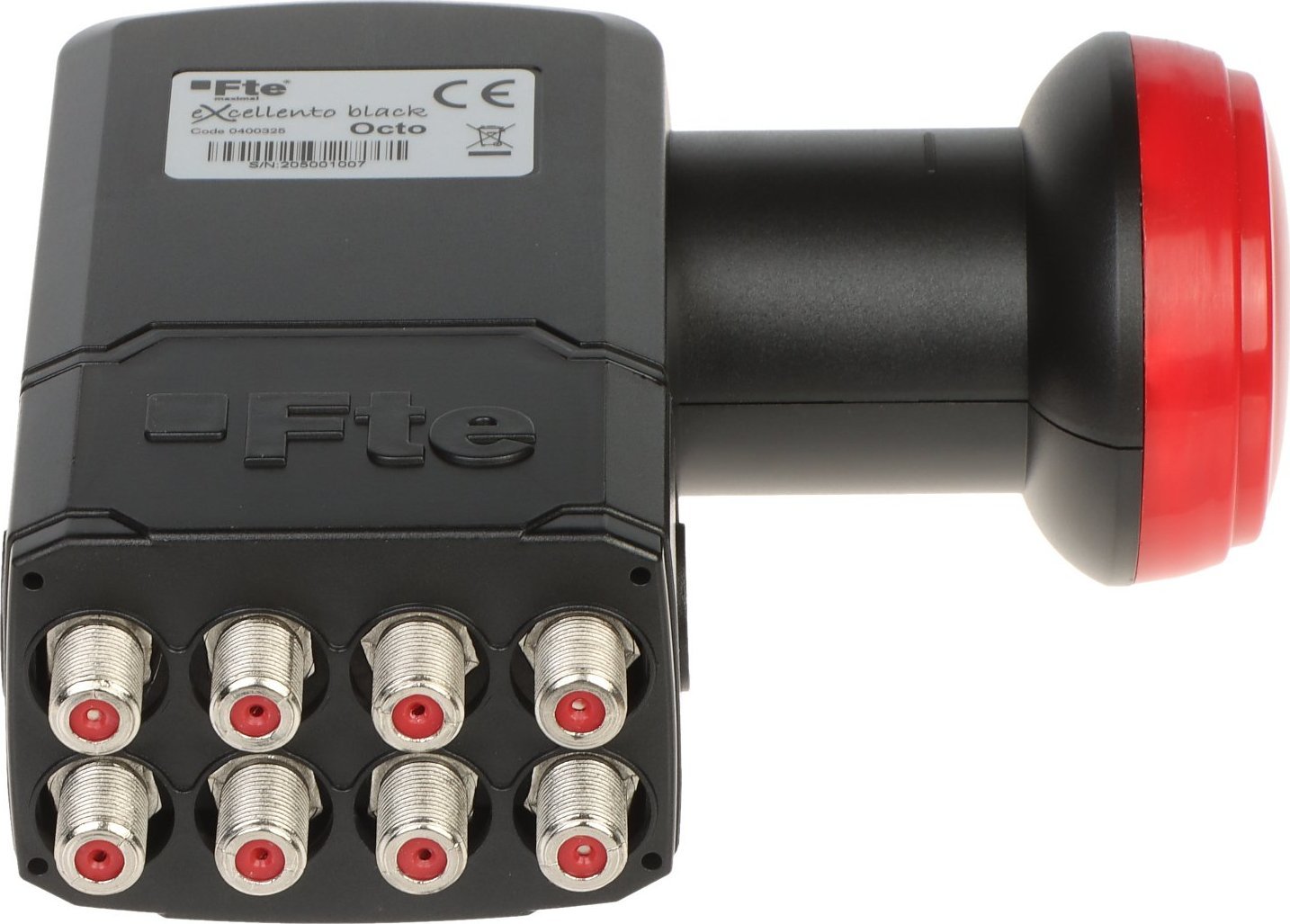 Konvertor satelitor FTE eXcellento LNB OCTO, 8 dalje, i zi