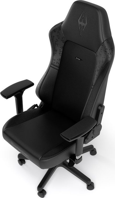 Karrige gaming noblechairs HERO Skyrim 10th Anniversary Edition, ergonomike, lëkurë PU, gri e zezë