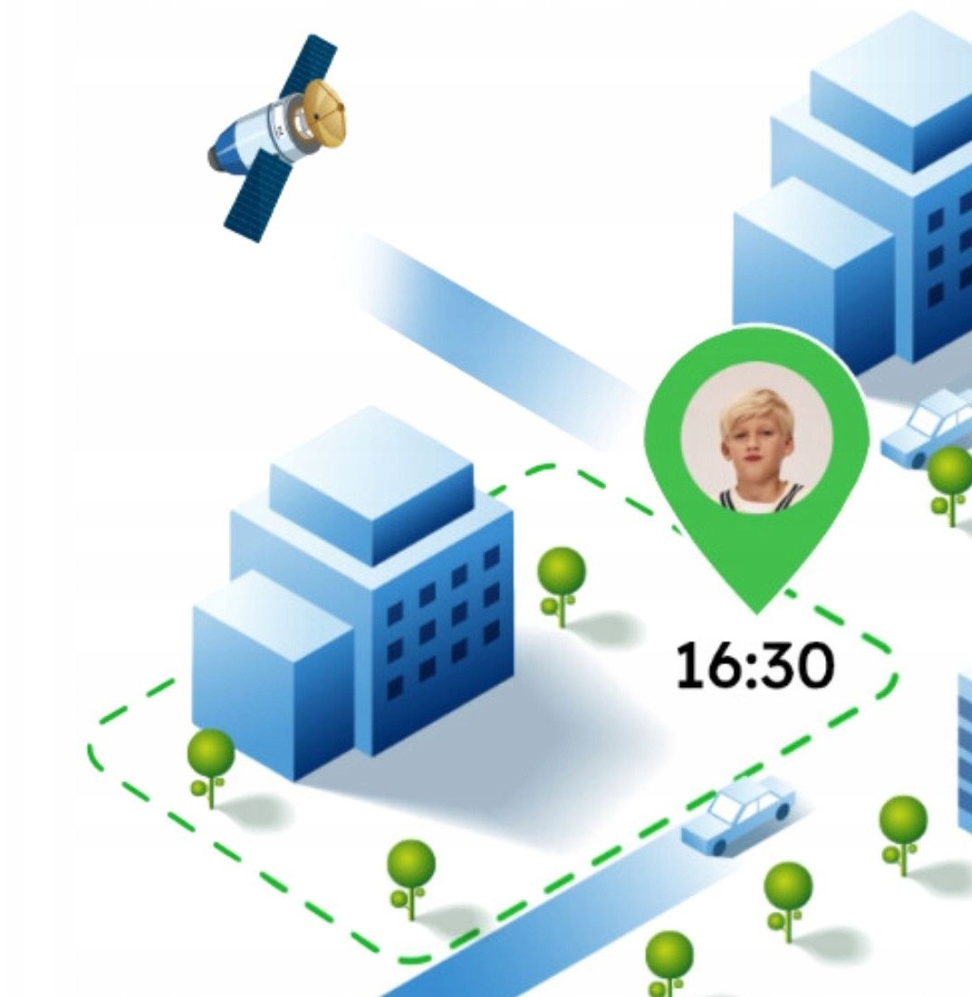 Ora inteligjente për fëmijë Garett 5904238486726, GPS, telefonatë, shumëngjyrëshe