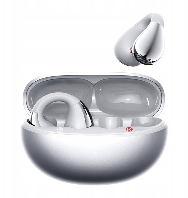 Kufje wireless QCY Crossky C30S, open ear, LDAC, Bluetooth 6.0, 40 orë, të zeza