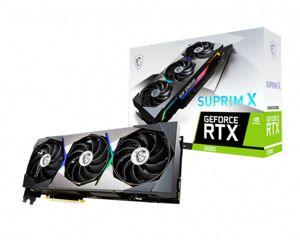 Kartë grafike MSI GeForce RTX 3090 SUPRIM X 24G NVIDIA 24 GB GDDR6X