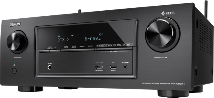 Marrës sinjali Denon AVR-X2400H, i zi
