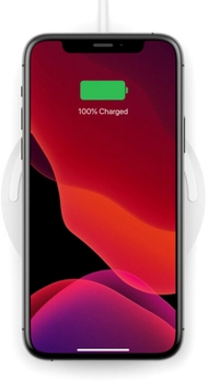 Stacion karikimi wireless Belkin Boost Charge, 10W, i bardhë