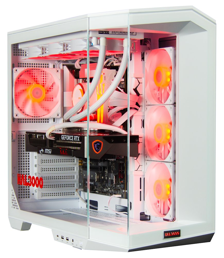 Kompjuter HAL3000 Master Gamer Ultimate-K 5080 (15th gen), Intel Core Ultra 7 265KF, NVIDIA GeForce RTX 5080, 32GB RAM, 2TB SSD, i bardhë