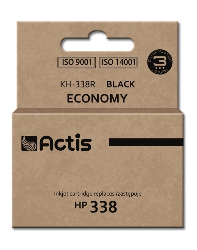 Ngjyrë për printer Actis KH-338R (zëvendësim për HP 338 C8765EE), 15 ml, e zezë Ngjyrë për printer Actis KH-338R (zëvendësim për HP 338 C8765EE), 15 ml, e zezë