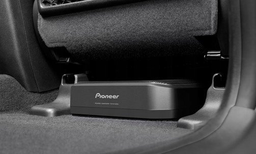 Subwoofer aktiv Pioneer TS-WX140DA, 170W, kompakt me telekomandë bas, i zi