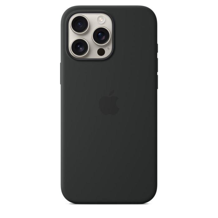 Apple iPhone 16 Pro Max Silicone Case with MagSafe, Black