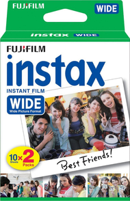 Film fotografik Fujifilm Instax Wide, format i gjerë, 20 fletë, i bardhë