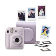 Set Fujifilm, fotoaparat Instax Mini 12 + 10 copë filma fotografik + çantë, vjollcë