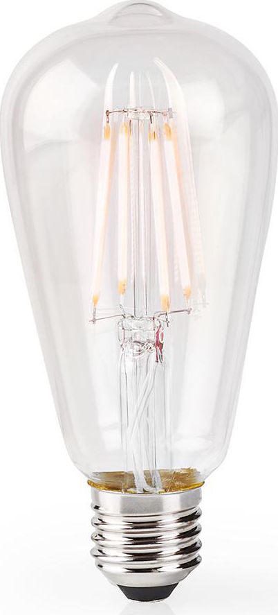 Llambë smart Nedis WiFi LED Filament E27 ST64, 5W, 500lm, e ngrohtë
