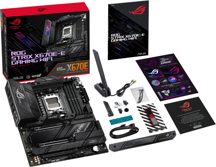 Pllakë amë ASUS ROG STRIX X670E-E GAMING WIFI - AMD X670