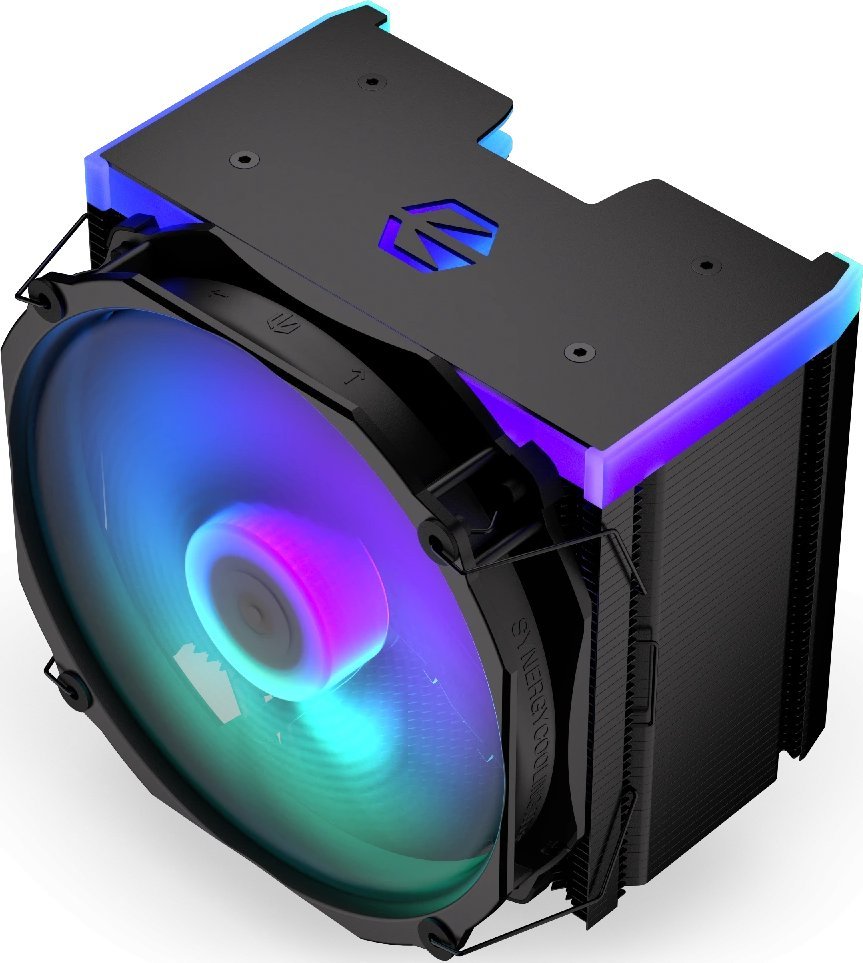 Ftohës procesori ENDORFY Fortis 5 Black ARGB, 140 mm, me ndriçim ARGB, i zi