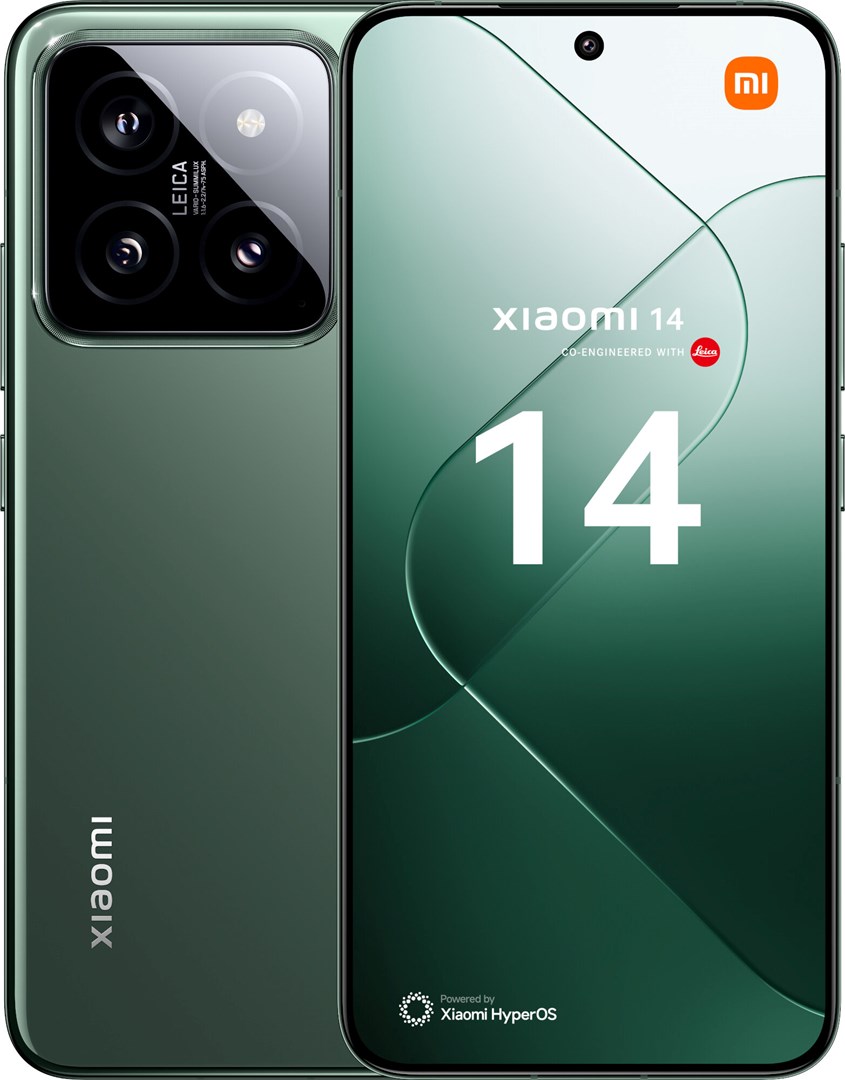 Celular Xiaomi 14, 6.36", 512GB, 12GB RAM, i gjelbër