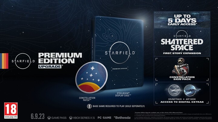 Set loje Starfield - Premium Upgrade (Xbox Series X)